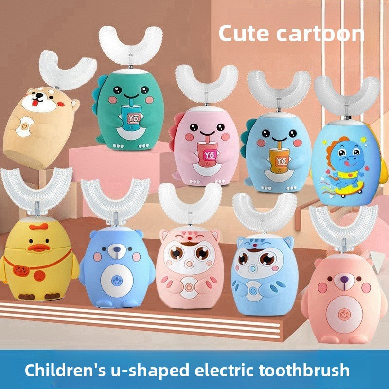 Brush Buddy™ Kids U-Shaped Automatic Toothbrush – 360° Sonic Cleaning